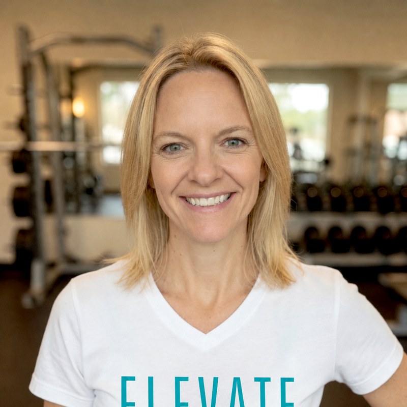 Becky, owner and coach at Elevate Strength and Nutrition