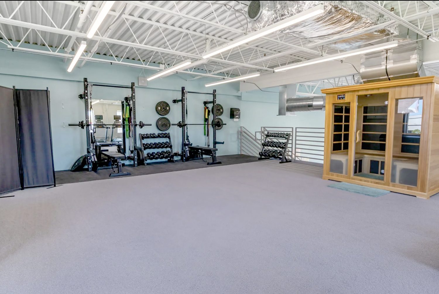 Inside the Elevate gym, view 2